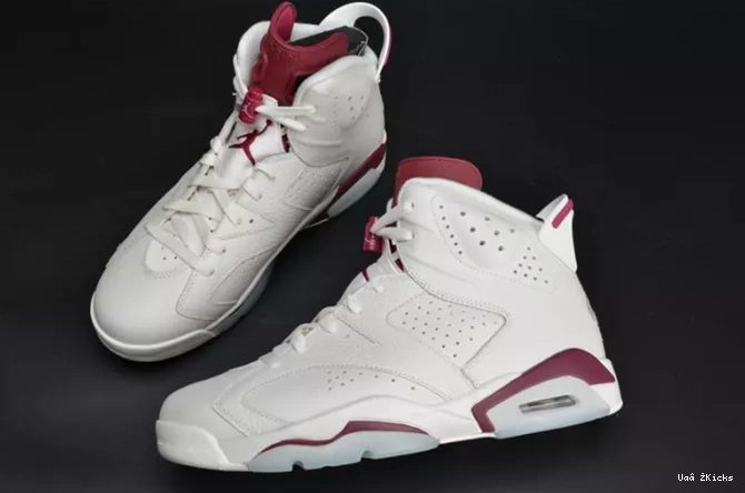 650 Comfortable 6 Jordan 384664-116 Maroon Retro 0822
